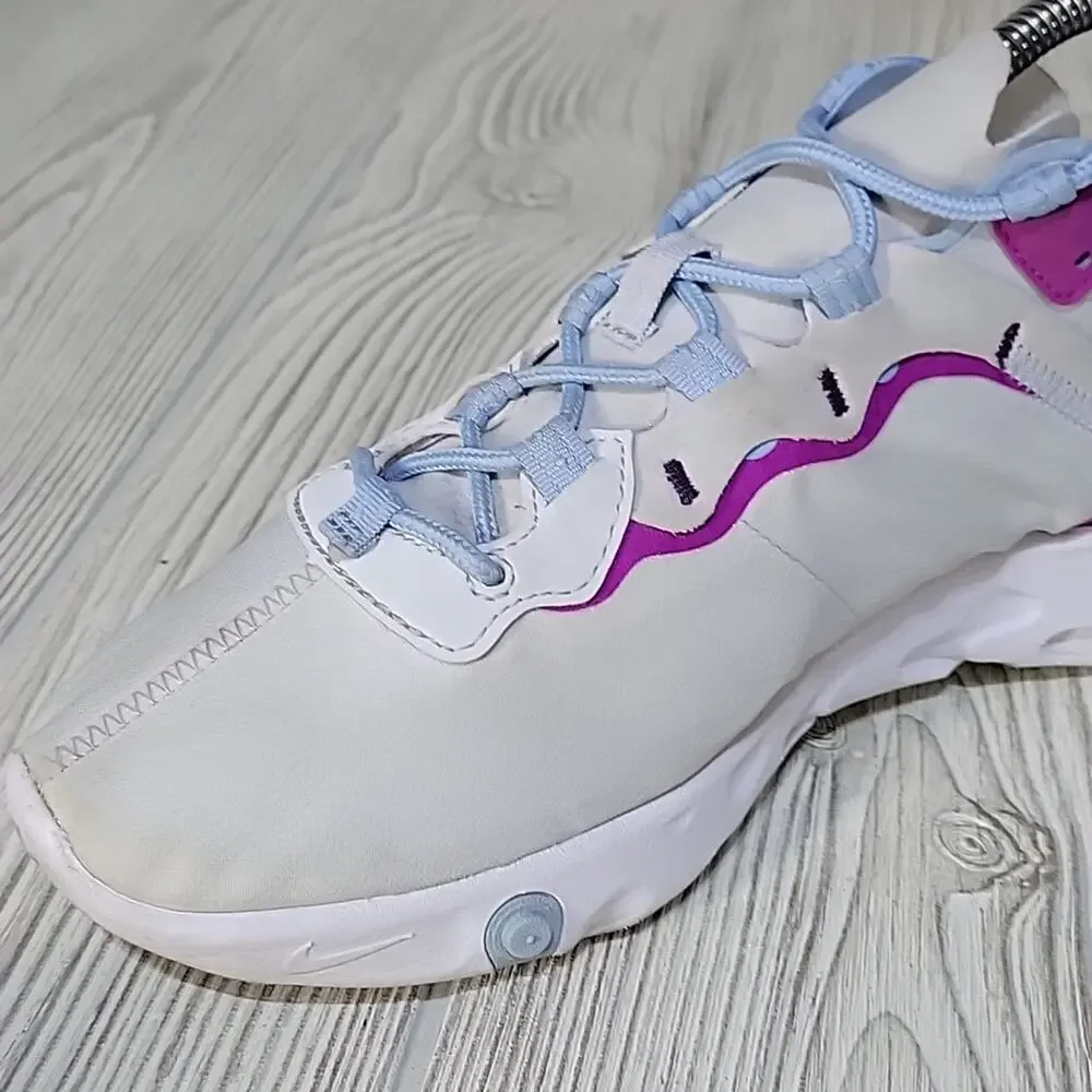Nike Womens React Element 55 Psychic Blue Size 9.5